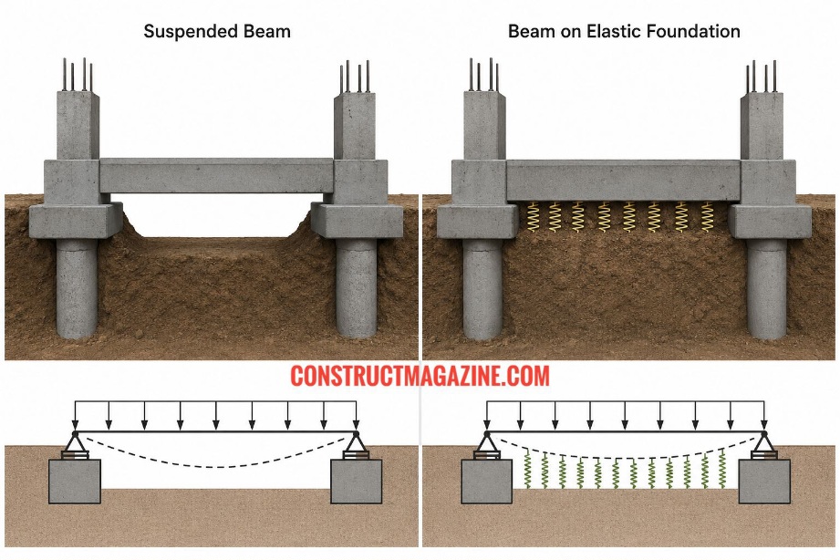 Should Foundation Beams Rely on Soil Support?